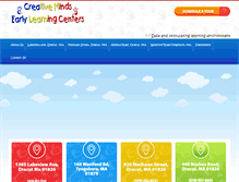 Tablet Screenshot of creativemindselc.com